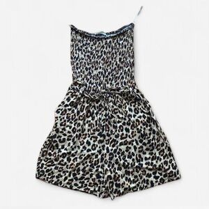 NWOT Boutique Cheetah Romper
